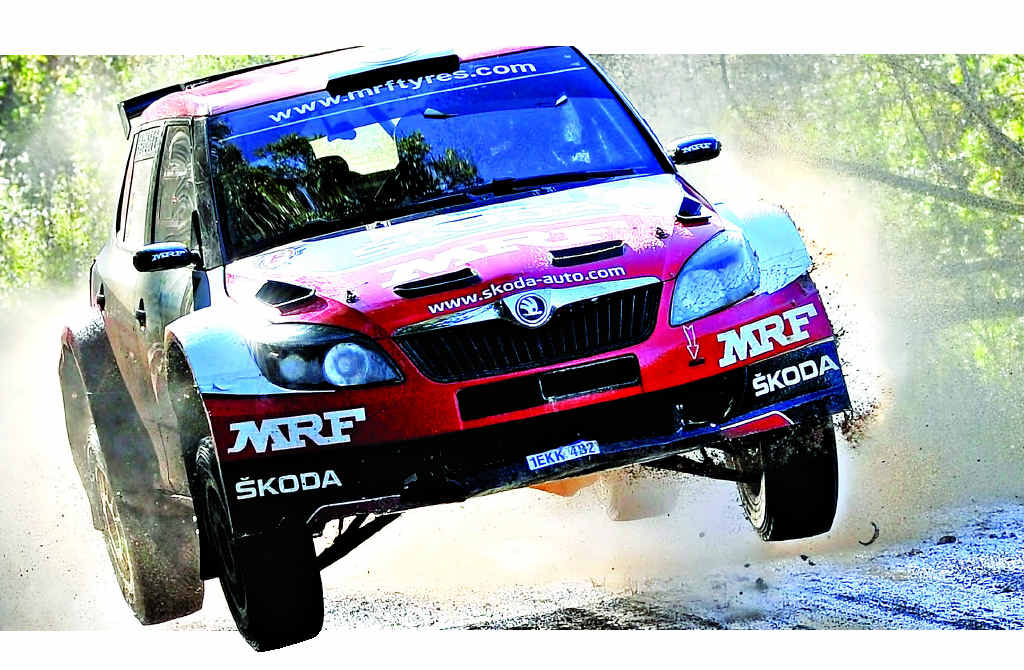 TRIUMPHANT: Pontus Tidemand in action. TRIUMPHANT: Pontus Tidemand in action.